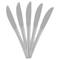 JAM Paper Premium Utensils Plastic Knives Party Pack, 48ct.